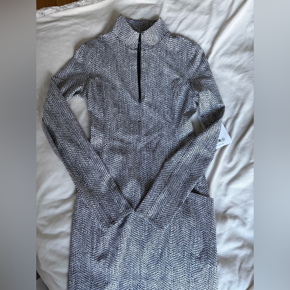 Athleta Monochrome Patterned Dress